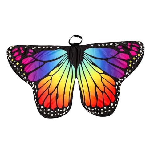 TOYANDONA 8St Schmetterlingsschal Umhang für Kinder Kleider für den Urlaub Mädchen-Outfits deko Mantel Schmetterlingsflügel Europäisch und amerikanisch Kleidung schmücken rotieren Requisiten von TOYANDONA