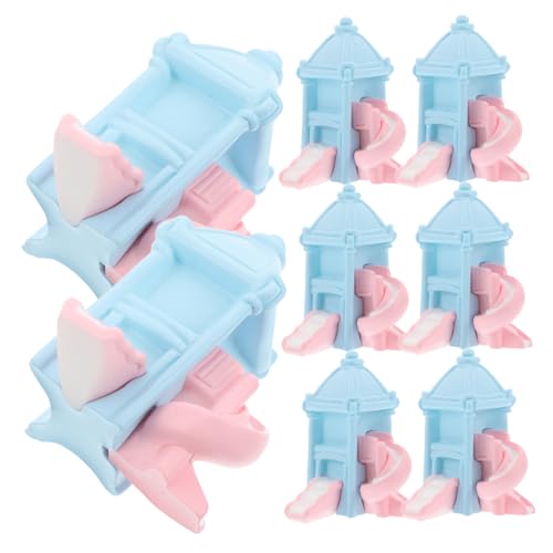 TOYANDONA 8st Spielplatz-kuchendekorationen Prinzessinnendekorationen Für Die Geburtstagsfeier Spielhaus Für Im Freien Spielhaus Mit Rutsche Lebensmittel-Requisiten, Harz TOYANDONA 8st Spielplatz-kuchendekorationen Prinzessinnendekorationen Für Die Geburtstagsfeier Spielhaus Für Im Freien Spielhaus Mit Rutsche Lebensmittel-Requisiten, Harz von TOYANDONA