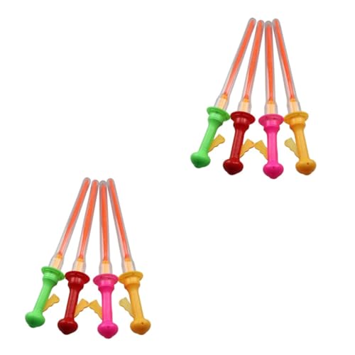 TOYANDONA 8stücke Lustige Blasenstäbe Für Mädchen Outdoor Seifenblasen Spielzeug Flüssigkeit Für Partys Strand Und Aktivitäten Im Freien Farbe Zufällig von TOYANDONA