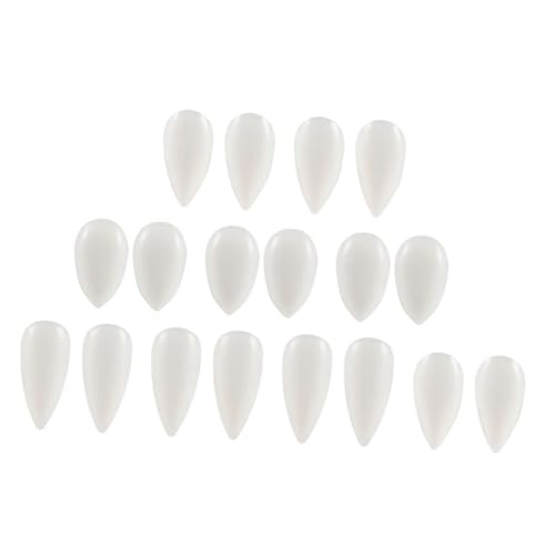 TOYANDONA 9 Paare Künstlicher Zahnersatz Kostüme Gesicht Halloween-türdekorationen Falsche Zähne Halloween-partydekorationen Vampirzähne Edelsteine Kosmetik Plastik von TOYANDONA