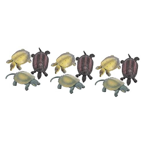 TOYANDONA 9 STK Schildkröten-Modell Spielzeug Meeresschildkröten Room Decoration raumdeko kleine Kuscheltiere Künstliche Schildkrötenstatuen Schildkrötenspielzeug Kind von TOYANDONA