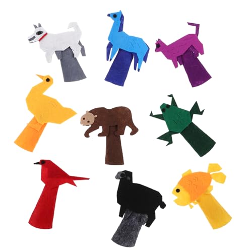 TOYANDONA 9 Stück Cartoon Animal Puppet Fingerpuppen Für Kleinkinder Fingerpuppen Fühlte Tierfinger Familienfingerpuppenspielzeug Kleinkindspielzeug Nettes Weiches Filzspielzeug Gefühlt TOYANDONA 9 Stück Cartoon Animal Puppet Fingerpuppen Für Kleinkinder Fingerpuppen Fühlte Tierfinger Familienfingerpuppenspielzeug Kleinkindspielzeug Nettes Weiches Filzspielzeug Gefühlt von TOYANDONA