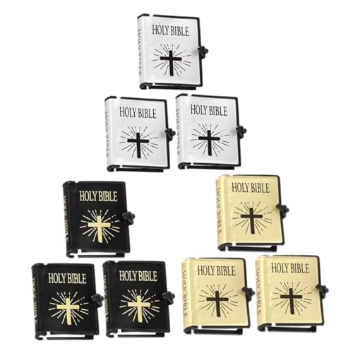 TOYANDONA 9 Stück Mini-Buch Mini-Miniaturbücher bemalbare Buchdekoration Miniaturbuch Mini Books Mini Puppenstubenbücher Miniaturen Miniatur-Leerbuch kleines Bücherset Papier von TOYANDONA