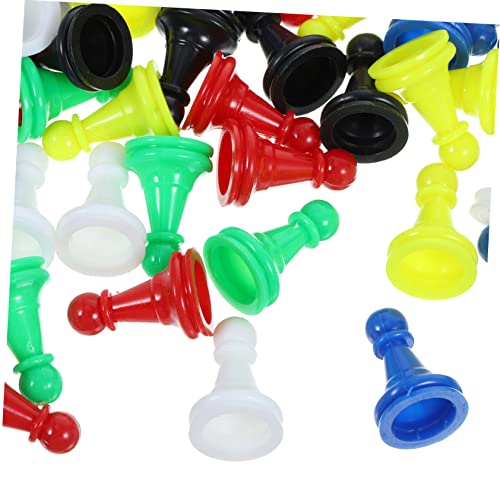 TOYANDONA 96 Stück Brettspiel Plastikschach Erwachsene Brettspiele Spielmarken Tabletop-Spielkomponente Spielzubehör Bildungsspielzeug Brettspiel Schach Schachmarker Abs Zufällige Farbe TOYANDONA 96 Stück Brettspiel Plastikschach Erwachsene Brettspiele Spielmarken Tabletop-Spielkomponente Spielzubehör Bildungsspielzeug Brettspiel Schach Schachmarker Abs Zufällige Farbe von TOYANDONA
