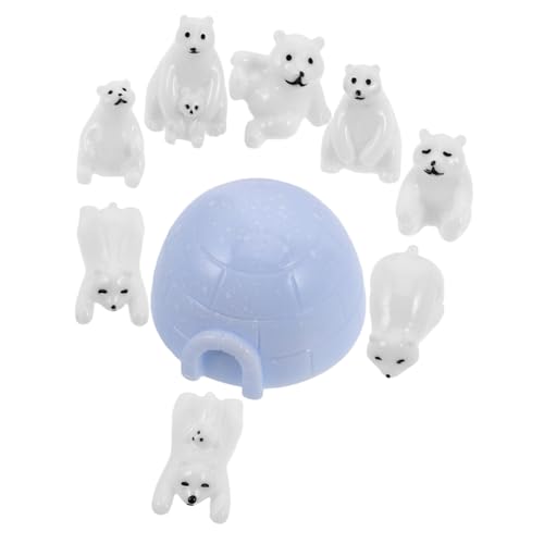 TOYANDONA 9 Stücke Mini Tiere Figuren Set Bär Statue Für Landschaft Dekoration Realistische Harz Tier Spielzeug TOYANDONA 9 Stücke Mini Tiere Figuren Set Bär Statue Für Landschaft Dekoration Realistische Harz Tier Spielzeug von TOYANDONA