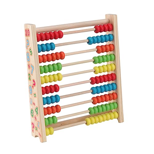 TOYANDONA Abacus Rechenspielzeug Für Klassisches Lernspielzeug Mit 10 Gängen Pädagogisches Holzspielzeug Zur Der Frühen Mathematikfähigkeiten Für Jungen Und ädchen TOYANDONA Abacus Rechenspielzeug Für Klassisches Lernspielzeug Mit 10 Gängen Pädagogisches Holzspielzeug Zur Der Frühen Mathematikfähigkeiten Für Jungen Und ädchen von TOYANDONA