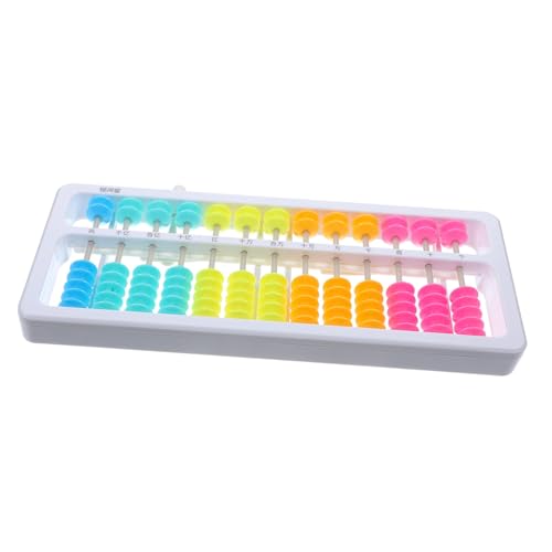 TOYANDONA Mathe-Spielzeug Für Kinder 5 Perlen 11 Stäbe Mathe-lernspielzeug Für Kinder Pädagogische Mathematik-Manipulative Kunststoff Zufällige Farbe von TOYANDONA
