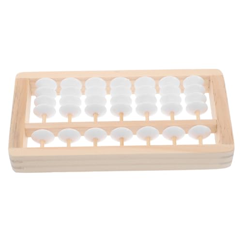 TOYANDONA Greifspielzeug Zum Ersten Geburtstag Weiß Mini-abakus Aus Holz Foto-Requisite Montessori-lernspielzeug Kleinkind Mathematik-perlen- TOYANDONA Greifspielzeug Zum Ersten Geburtstag Weiß Mini-abakus Aus Holz Foto-Requisite Montessori-lernspielzeug Kleinkind Mathematik-perlen- von TOYANDONA