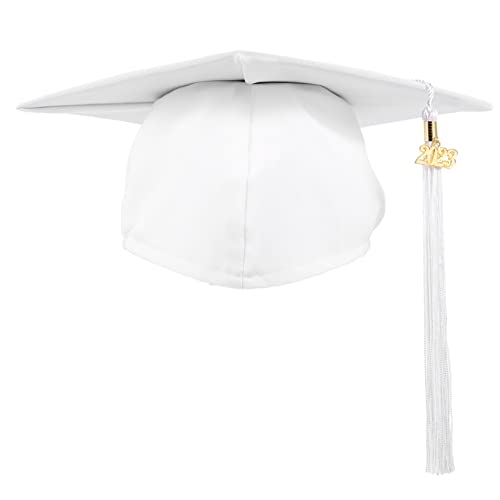 TOYANDONA Abschlussmütze 2023 Polyester Studentenpartyhut Bastelhut Abschlussmütze Foto-requisite von TOYANDONA