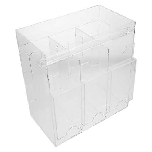 TOYANDONA Acryl Kartenbox Organizer mit Gravity Dispenser Transparenter Kartenhalter für Trading Cards und Visitenkarten Multifunktionaler Sammler Booster Aufbewahrung für Büro und Geschäft TOYANDONA Acryl Kartenbox Organizer mit Gravity Dispenser Transparenter Kartenhalter für Trading Cards und Visitenkarten Multifunktionaler Sammler Booster Aufbewahrung für Büro und Geschäft von TOYANDONA