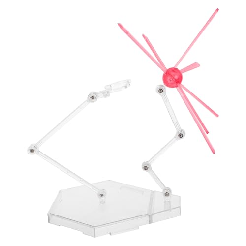 TOYANDONA Action Figure Ständer mit Effekten Einstellbarer Modellhalter für Figuren Tragbar und Einfach Aufzubauen für Sammler und Kreative Displays Verschiedenen Szenarien von TOYANDONA