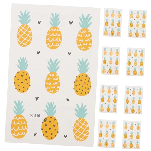 TOYANDONA Ananas Tattoo Haut 30 Aufkleber Ananas-geburtstagsdekoration Tattoos TOYANDONA Ananas Tattoo Haut 30 Aufkleber Ananas-geburtstagsdekoration Tattoos von TOYANDONA
