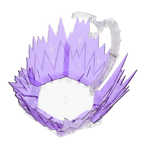 TOYANDONA Anime Model Stand mit Spezialeffekt Transparentes Kunststoff Display für Actionfiguren und Puppen Stabiler Halter für Sammlermodelle Wiederverwendbarer Ständer für Tischdekoration TOYANDONA Anime Model Stand mit Spezialeffekt Transparentes Kunststoff Display für Actionfiguren und Puppen Stabiler Halter für Sammlermodelle Wiederverwendbarer Ständer für Tischdekoration von TOYANDONA
