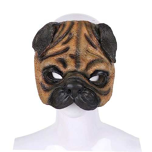 TOYANDONA Anziehmaske halloween costume halloween kleidung halloween Verkleidung costume halloween Requisiten zum Verkleiden von Hunden Mops-Gesichtsabdeckung Mops-Maske Chocolate TOYANDONA Anziehmaske halloween costume halloween kleidung halloween Verkleidung costume halloween Requisiten zum Verkleiden von Hunden Mops-Gesichtsabdeckung Mops-Maske Chocolate von TOYANDONA