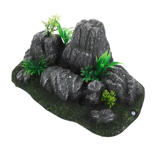 TOYANDONA Aquarium Dekoration Garnelenversteck Reptilienbecken Zubehör Aquarium Landschaftsdekoration Aquarium Zubehör Aquarium Bergfelsen Aquarium Zubehör Harz Dunkelgrau TOYANDONA Aquarium Dekoration Garnelenversteck Reptilienbecken Zubehör Aquarium Landschaftsdekoration Aquarium Zubehör Aquarium Bergfelsen Aquarium Zubehör Harz Dunkelgrau von TOYANDONA
