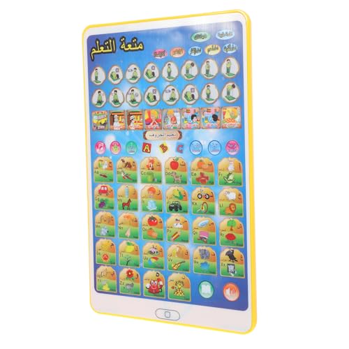TOYANDONA Arabisch-lernmaschine Kinderspielzeug Für Kleinkinder Kleinkind Tablet -Tablet Kindertafeln Tablet Für Kindertafel Interessantes Lernspielzeug PVC Gelb TOYANDONA Arabisch-lernmaschine Kinderspielzeug Für Kleinkinder Kleinkind Tablet -Tablet Kindertafeln Tablet Für Kindertafel Interessantes Lernspielzeug PVC Gelb von TOYANDONA