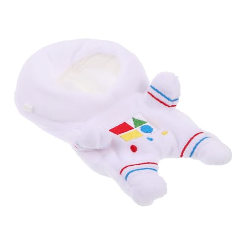 TOYANDONA Astronauten Kostüm für Puppen Weicher Hautfreundlicher Tragbares Kompaktes Outfit für Puppen Plüschtiere Einfaches Anziehen für Fantasievolles Rollenspiel von TOYANDONA