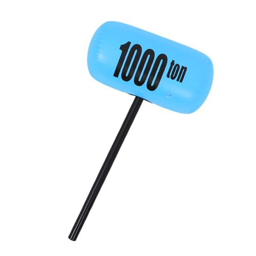 TOYANDONA Aufblasbarer Hammer Aufblasbarer Holzhammer Riesiger Hammer Requisiten Karneval Aufblasbare Spielzeuge Aufblasbare Dekorationen Hammer Spiel Aufblasbare Partygeschenke Hammer von TOYANDONA