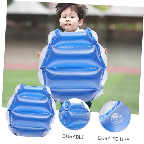 TOYANDONA Aufblasbarer PVC Bumper Ball für Sicherer Outdoor Spaß Stoßfester Kollisionsball Fördert Koordination und Bewegung für Garten Strand und Spielplatz Blau TOYANDONA Aufblasbarer PVC Bumper Ball für Sicherer Outdoor Spaß Stoßfester Kollisionsball Fördert Koordination und Bewegung für Garten Strand und Spielplatz Blau von TOYANDONA