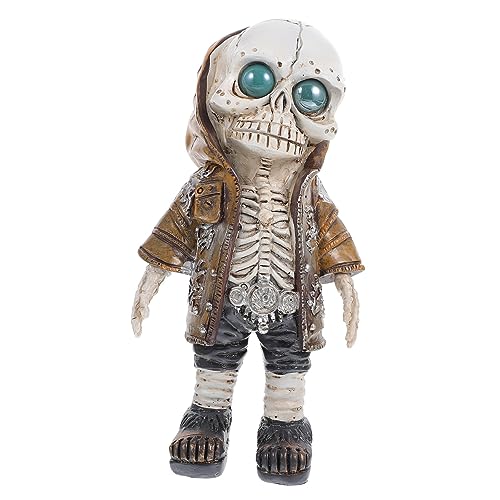 TOYANDONA Aufblasbares Biest Charcuterie Harz Halloween Skelett Puppe von TOYANDONA
