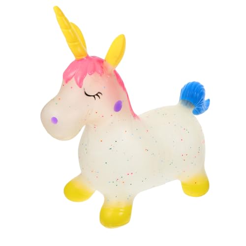 TOYANDONA Aufblasbares für Kleinkinder Hüpfpferd mit Niedlichem Einhorn Design für Drinnen und Draußen Sicher und Komfortabel für Kindergärten und Zuhause TOYANDONA Aufblasbares für Kleinkinder Hüpfpferd mit Niedlichem Einhorn Design für Drinnen und Draußen Sicher und Komfortabel für Kindergärten und Zuhause von TOYANDONA