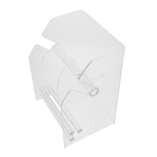 TOYANDONA Fach Sticker Dispenser Für Etikettenrollen Verstellbarer Etikettenhalter Und Organizer Aus Robustem Acryl Für Büro Schule Und Zuhause Platzsparendes Design von TOYANDONA