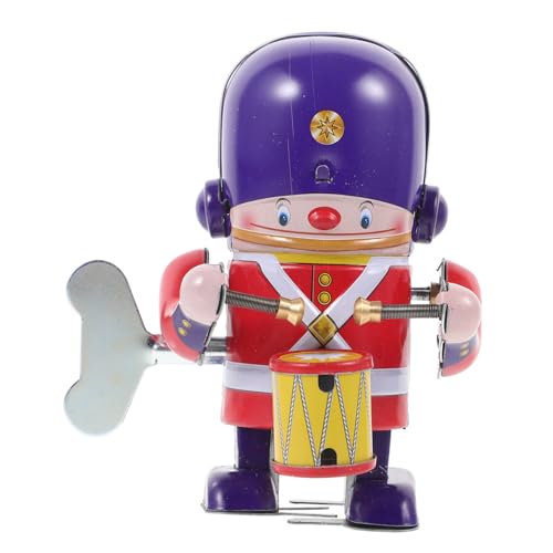 TOYANDONA Aufziehbarer Blechroboter Trommler mit mechanischem Langlebiges Fördert Hand Auge Koordination Lustiges für Kleinkinder und Sammler TOYANDONA Aufziehbarer Blechroboter Trommler mit mechanischem Langlebiges Fördert Hand Auge Koordination Lustiges für Kleinkinder und Sammler von TOYANDONA