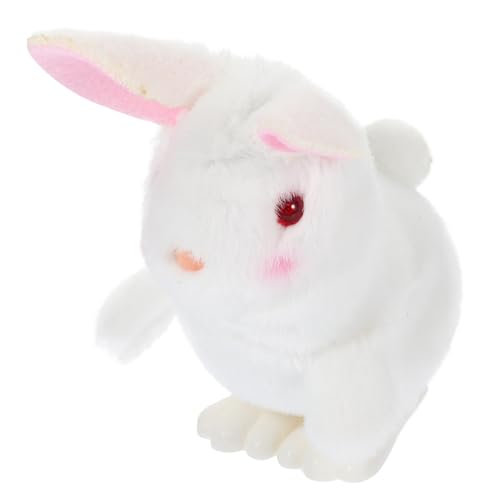 TOYANDONA Aufziehspielzeug Hase Plüsch Kuscheltier Wind up Springendes Kaninchen für Handmotorik Geschenkidee von TOYANDONA
