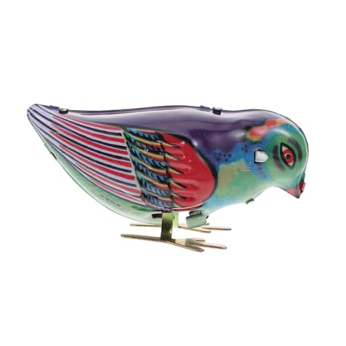 TOYANDONA Aufziehspielzeug Magpie aus Blech Nostalgisches Kinderspielzeug für Geburtstagsgeschenke und Deko Langlebig und Sicher für Kleine Hände von TOYANDONA
