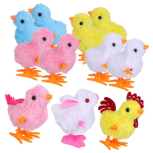 TOYANDONA Aufziehspielzeug Springende Küken Hahn Henne Plüschhase Flauschige Tierfiguren für Ostern Partygeschenke und Kinderspielzeug TOYANDONA Aufziehspielzeug Springende Küken Hahn Henne Plüschhase Flauschige Tierfiguren für Ostern Partygeschenke und Kinderspielzeug von TOYANDONA