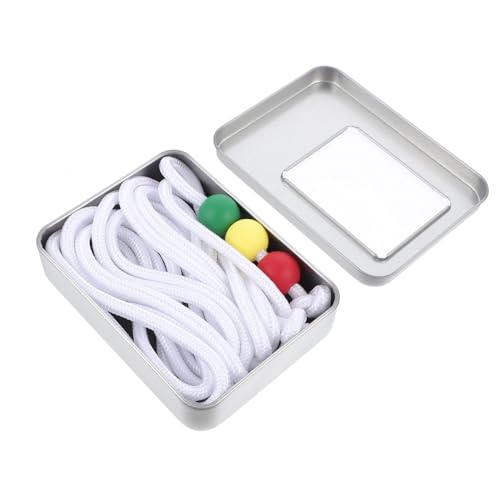 TOYANDONA Augentraining Ball Matte DREI Farbige Kugeln mit Nylonseil für Sehübungen zur Sehkonvergenz und Kurzsichtigkeitskorrektur Tragbar mit Aufbewahrungsbox Fördert Aufmerksamkeit von TOYANDONA