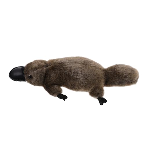 TOYANDONA Ausgestopftes Schnabeltier Plüschspielzeug Plüsch Stofftier Hundespielzeug Babyspielzeug Plüschtiere Puppe Gefülltes Plüschtier- Wohnkultur Grey Polyester von TOYANDONA