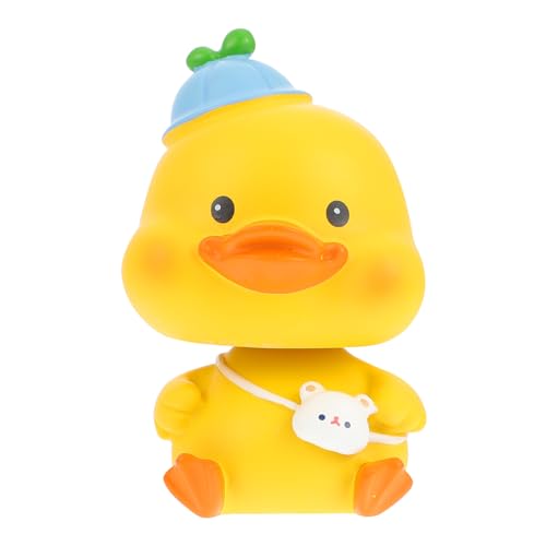 TOYANDONA Auto-Armaturenbrett-Puppe für kinderspielzeug hühner enteiset Auto spielwaren schüttelnder Kopfschmuck Auto-Armaturenbrett-Statue kopfschüttelnde Puppe von TOYANDONA