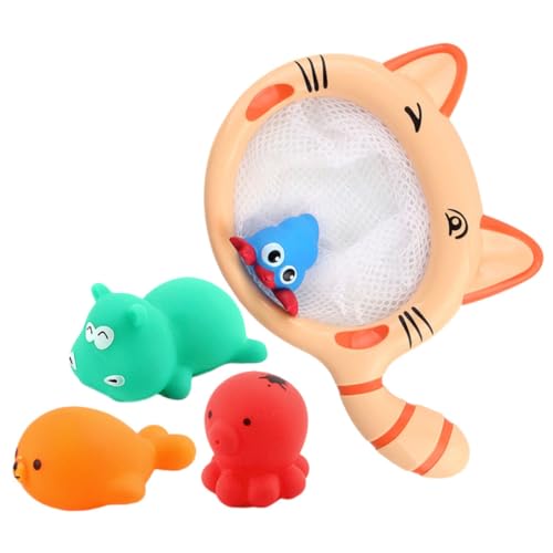 TOYANDONA 1 Set Badespielzeug Mit Tiermotiven Für Katzenfischen Mit 4 Verschiedenen Tierfiguren Ideales Wasserspielzeug Für Das Und Der Badewanne Oder Im Pool TOYANDONA 1 Set Badespielzeug Mit Tiermotiven Für Katzenfischen Mit 4 Verschiedenen Tierfiguren Ideales Wasserspielzeug Für Das Und Der Badewanne Oder Im Pool von TOYANDONA