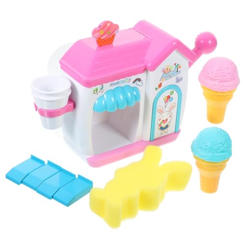 TOYANDONA Badewannenspielzeug Bubble Maker mit Eiscreme Design Kinderfreundliche Seifenblasenmaschine für Junge Mädchen Leichtes Sicheres Wasserspielzeug für Bad und Dusche Zufällige Farbe von TOYANDONA