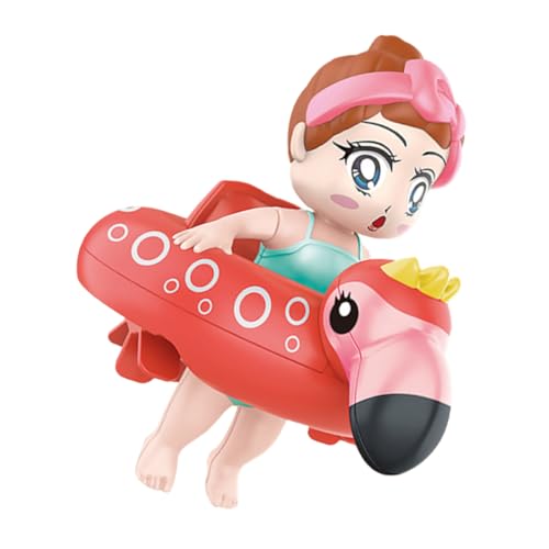 TOYANDONA Badezimmer Uhrwerk klein Dusche -Pool çocuk havuzu Toys badewannenzubehōr Glowing Toys spielsachen für den Pool Boy Toys Fun Toy wannenamatur Plastik rot von TOYANDONA