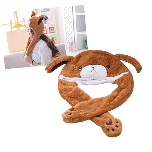 TOYANDONA Plüschbärenmütze Mit Ohren Perfekt Für Fotoshootings Kinderkostüme Partys Für Erwachsene Einheitsgröße von TOYANDONA