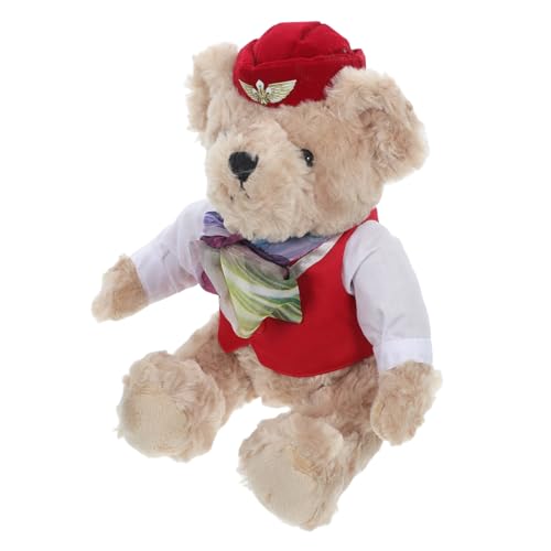 TOYANDONA Bär Plüschpuppe Niedliches Stofftier für Partys Vielseitige Dekoration Perfektes für Besondere Anlässe Bezauberndes Kuscheltier TOYANDONA Bär Plüschpuppe Niedliches Stofftier für Partys Vielseitige Dekoration Perfektes für Besondere Anlässe Bezauberndes Kuscheltier von TOYANDONA