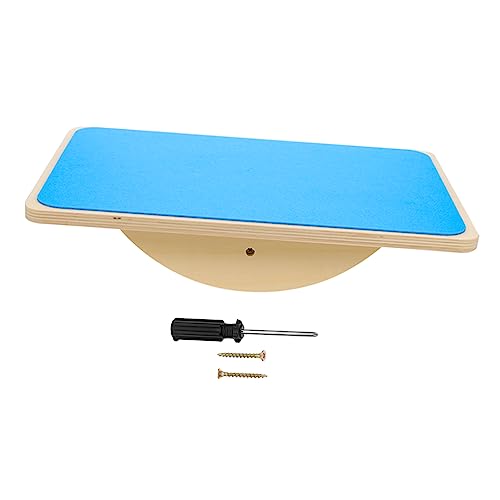 TOYANDONA Balanceboard für balanceboards balancierbrett kinderknallzeug -Yoga-Balance-Board Children Toys Ausgleichsplatte Wippe für Holz Blue von TOYANDONA