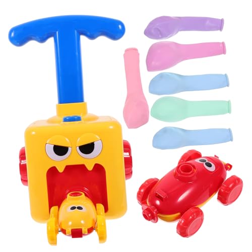 TOYANDONA Ballonauto Kreatives Trägheitsfahrzeug für Jungen und Energieeffizient ohne Batterien Fördert Hand Augen Koordination und Kreativität Hochwertiges Langlebiges von TOYANDONA
