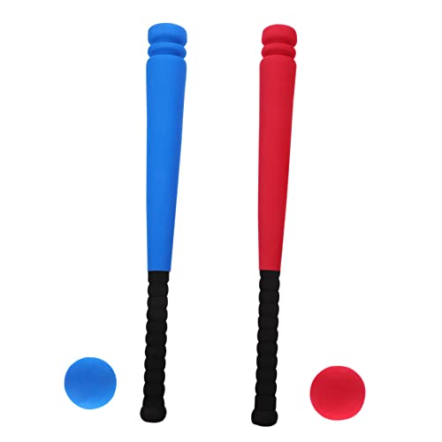TOYANDONA Baseballschläger Soft Eva Schläger Bälle Outdoor Sport zur Motorik und Hand Auge Koordination Geeignet für Jungen und Mädchen Zufällige Farbe von TOYANDONA