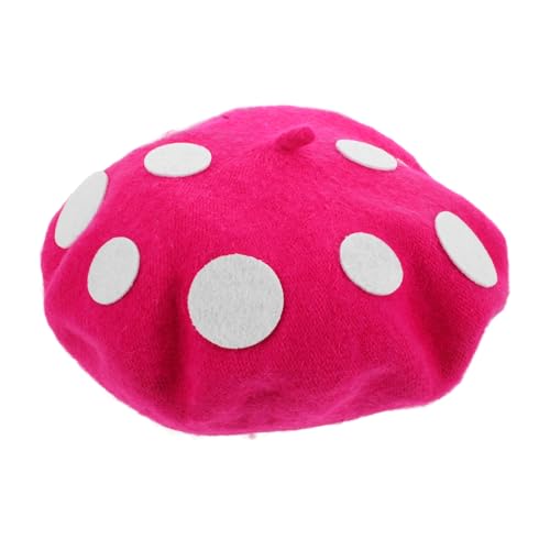 TOYANDONA Baskenmützen Pilzhut Für Erwachsene Pilzplüschmütze Halloween-cartoon-hut Pilzmütze Halloween-party-pilzhut Beanie Gestrickte Kürbismütze Kawaii-hüte Pilzkappe Rosy Wollmischung TOYANDONA Baskenmützen Pilzhut Für Erwachsene Pilzplüschmütze Halloween-cartoon-hut Pilzmütze Halloween-party-pilzhut Beanie Gestrickte Kürbismütze Kawaii-hüte Pilzkappe Rosy Wollmischung von TOYANDONA