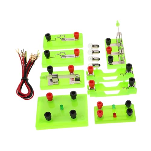 TOYANDONA Physik Experimentier-Set Für Elektrische Schaltungen Lernkit Für Schüler Reihenschaltung Und Parallelschaltung Interaktive Experimente Und Und Langlebig TOYANDONA Physik Experimentier-Set Für Elektrische Schaltungen Lernkit Für Schüler Reihenschaltung Und Parallelschaltung Interaktive Experimente Und Und Langlebig von TOYANDONA