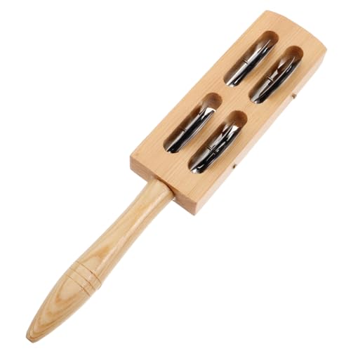 TOYANDONA Bellboard -Wischtuch Kleinkinderinstrumente Handglocke Jingle Bells handhaben tragbare Jingle Bells Jingle Bells-Instrument Schlagglocken-Kit Handschlaginstrumente Holz Khaki TOYANDONA Bellboard -Wischtuch Kleinkinderinstrumente Handglocke Jingle Bells handhaben tragbare Jingle Bells Jingle Bells-Instrument Schlagglocken-Kit Handschlaginstrumente Holz Khaki von TOYANDONA