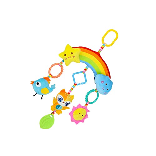 TOYANDONA Bettglockenanhänger babybett rassel zum aufhängen Kinderbett Krippenspielzeug hängen zum Aufhängen für Kleinkinder Kieselgel Colorful TOYANDONA Bettglockenanhänger babybett rassel zum aufhängen Kinderbett Krippenspielzeug hängen zum Aufhängen für Kleinkinder Kieselgel Colorful von TOYANDONA