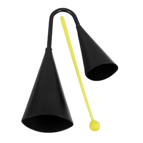 TOYANDONA Binaurales Latin Percussion Zweifarbige Kuhglocke Handglocken für Kleinkinder Musikalische Früherziehung Rhythmisches Lernspielzeug TOYANDONA Binaurales Latin Percussion Zweifarbige Kuhglocke Handglocken für Kleinkinder Musikalische Früherziehung Rhythmisches Lernspielzeug von TOYANDONA