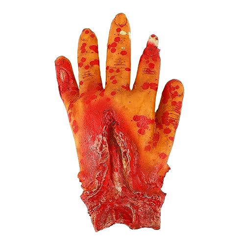 TOYANDONA Realistische Blutige Gefälschte Finger Halloween Prop Hand Für Decor Scary Halloween Prop TOYANDONA Realistische Blutige Gefälschte Finger Halloween Prop Hand Für Decor Scary Halloween Prop von TOYANDONA
