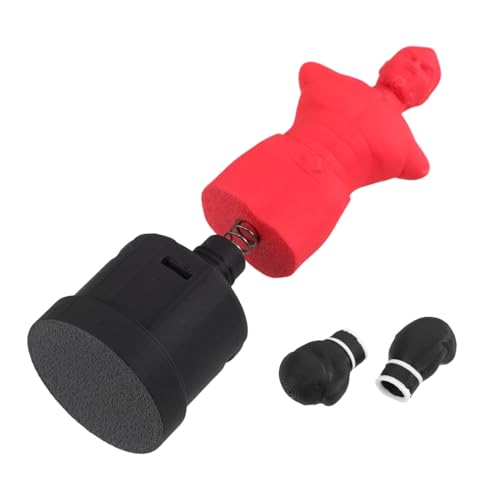 TOYANDONA Boxerhandschuhe und Stehender Boxsack Set Kleines Sport für Puppenhaus Tragbare Miniatur Box Accessoires Sammlerstück für Boxfans von TOYANDONA