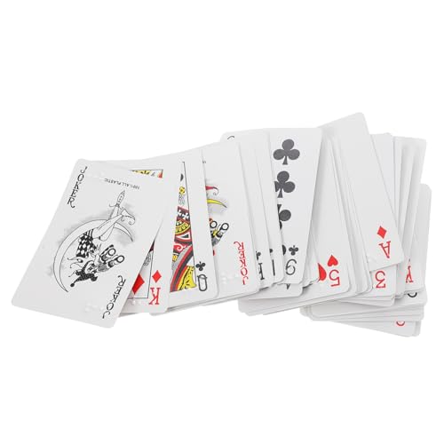 TOYANDONA Braille-Spielkarten Für Blinde Erwachsene Und Kinder Für Behinderte Zum Erlernen Der Blindenschrift Und Zum Genießen Von Poker-Braille-Spielen von TOYANDONA