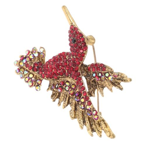 TOYANDONA Brosche Schmucknadeln Vogel-schmuck-pin Antike Kragennadel Schmuck Kragennadel Vogelhalsbandnadel Vintage-pins Rot Strasssteine TOYANDONA Brosche Schmucknadeln Vogel-schmuck-pin Antike Kragennadel Schmuck Kragennadel Vogelhalsbandnadel Vintage-pins Rot Strasssteine von TOYANDONA